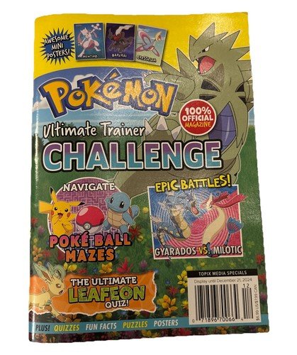 Pokemon Magazine • Ultimate Trainer Challenge • Mini Posters • Activity Book ‘24