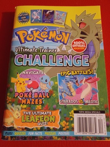 Pokemon Magazine • Ultimate Trainer Challenge • Mini Posters • Activity Book