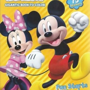 224 Page Disney Mickey Minnie Mouse Coloring Book Children's Boys Girls Kids
