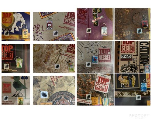 Lot Of 6 Highlights Top Secret Adventures U CHOOSE OR RANDOM w/Key Chains New