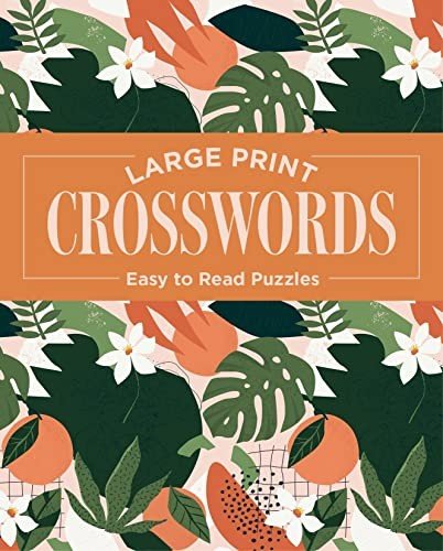 Large Print Crosswords: Easy to Read P… by Saunders, Eric Paperback / softback
