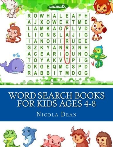 WORD SEARCH BOOKS FOR KIDS AGES 4-8: LARGE PRINT WORD By Nicola Dean *BRAND NEW*