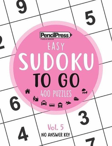 SUDOKU TO GO (400 Puzzles, easy): Sudoku Puzzle Books for adults by Sudoku Puzzl