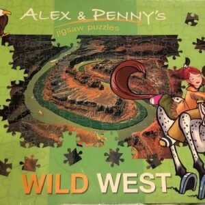 White Star Alex& Penny’s Wild West Book Of Jigsaw Puzzles By Giada Francia 2007