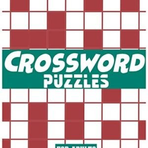 Crossword Puzzles For Adults, Volume 7: Medium To High... by Books, Fun Activity