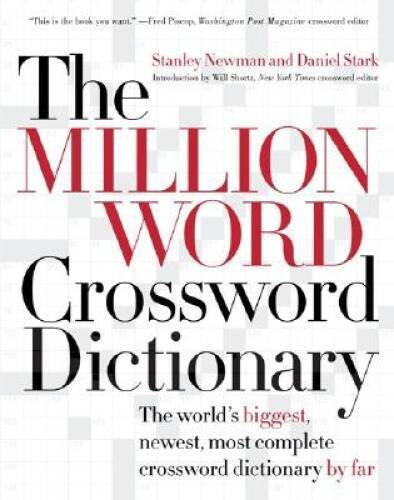The Million Word Crossword Dictionary – Paperback – ACCEPTABLE