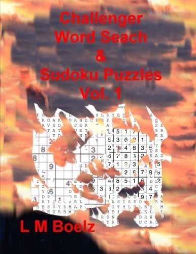 CHALLENGER WORD SEARCH & SUDOKU PUZZLES By L M Boelz **BRAND NEW**