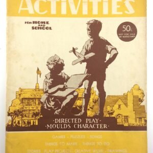 Children Activities 1940 Games Puzzles Sons Stories Drawing Kids Book N214