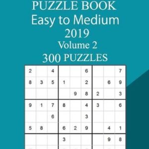 300 Easy to Medium Sudoku Puzzle Book 2019 by Jimmy Solovan (English) Paperback