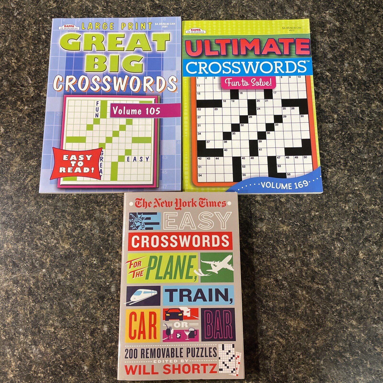 2 ~ Kappa Crosswords Puzzle Books Great Big – Ultimate & New York Times Book