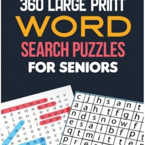 360 Large Print Word Search Puzzles for Seniors: Word PAPERBACK 2019 BY Voloxx S