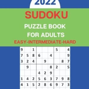 2022 Sudoku Puzzle Book For Adults: Large Print (Puzz... by Publishing, Brain Co