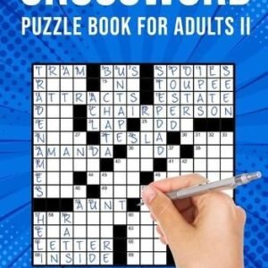 Puzzle King Publishing Crossword Puzzle Book for Adults II (Paperback)
