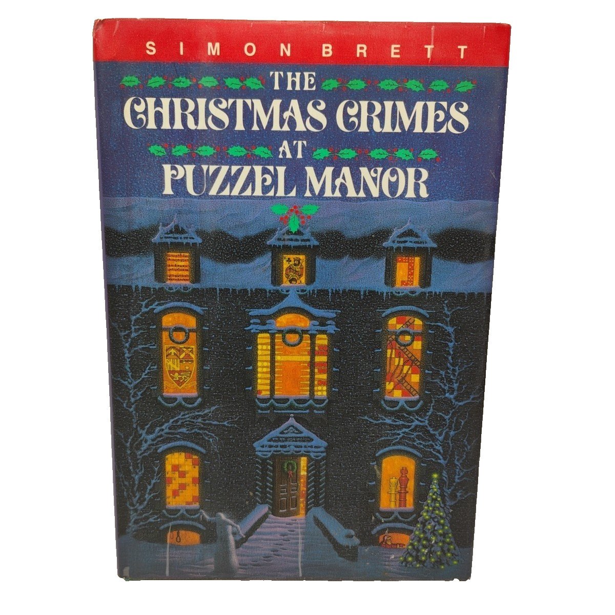 Christmas Crimes at Puzzle Manor by Simon Brett (1992, Hardcover)