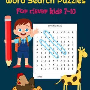 ActivityKids Ed Word Search Puzzles for Clever Kids 7-10: Practice S (Paperback)