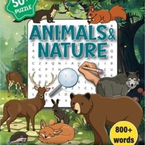 Animals & Nature Word Search Puzzle for Adults and Teens: Word Search Large Prin
