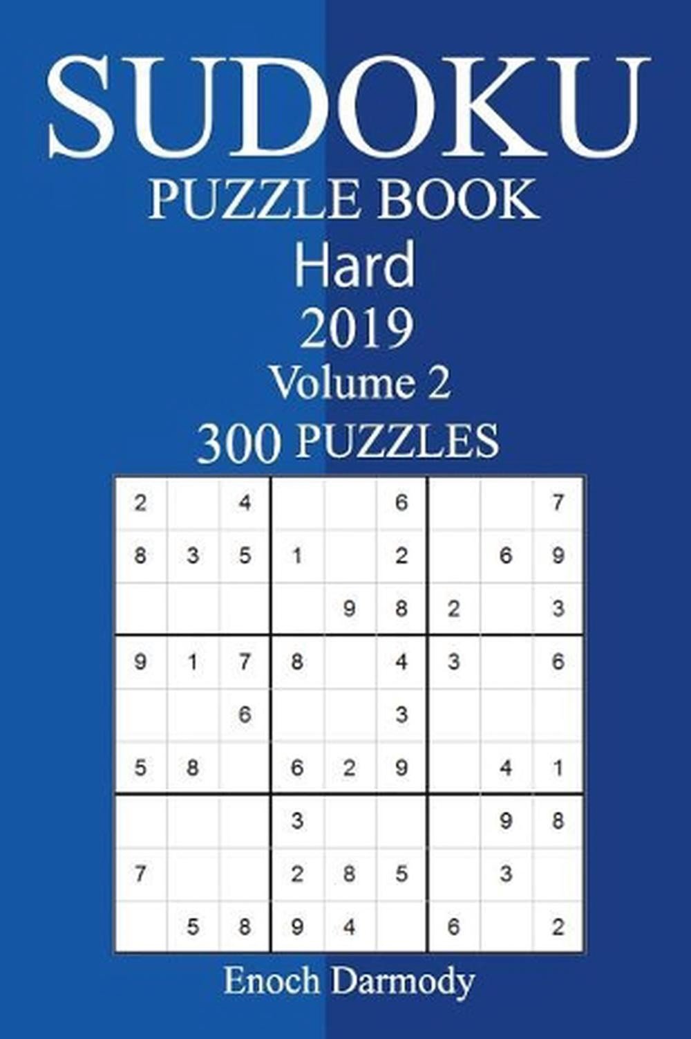 300 Hard Sudoku Puzzle Book 2019 by Enoch Darmody (English) Paperback Book