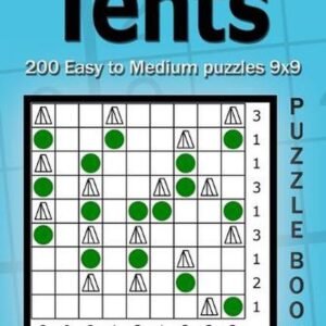 Tents puzzle book. Sudoku and Puzzles for Adults.: 200 Easy to Medium Puzzles 9x