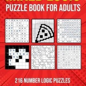Puzzle King Publishin Logic Puzzle Book for Adults Mixe (Paperback) (UK IMPORT)