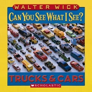 CAN YOU SEE WHAT I SEE: TRUCKS AND CARS: PICTURE PUZZLES By Walter Wick *VG+*