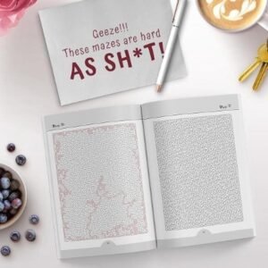 Geeze!!! These Mazes are HARD AS SH*T! - 125 Challenging Puzzles for Adults: Per