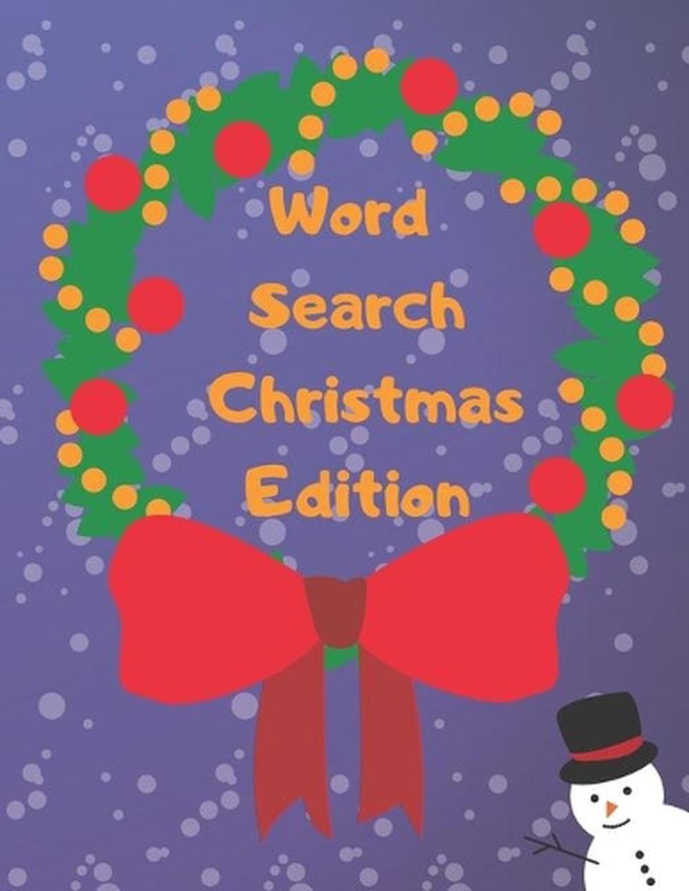 Word Search Christmas Edition: 75 Puzzle Pages With Word Search for Children and