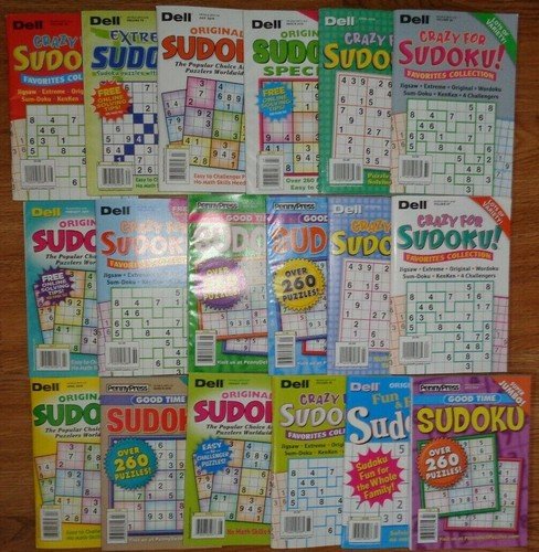 Lot of 2 Dell Penny Press Sudoku Puzzle Books Unsorted Mixed BRAND NEW FREE SHIP