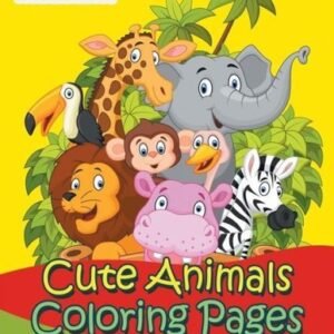 Cute Animals Coloring Pages & Activities For Kids - Puzzles Preschool Editi...
