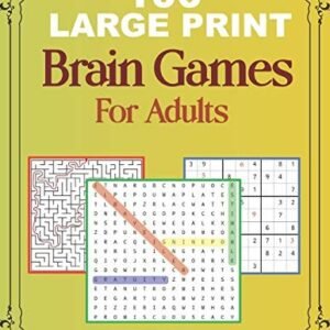 Train Brainbook 100 Large Print Brain Games For Adult ED (Paperback) (UK IMPORT)