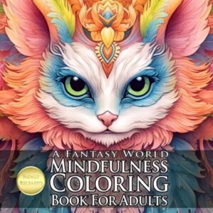 A Fantasy World Mindfulness Coloring Book For Adults: Zen Adult Coloring Book Fo