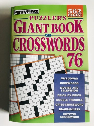 Volume 76 of Penny Press Puzzlers Giant Book of Crossword Puzzles – paperbac…