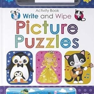 Write and Wipe Picture Puzzles Board Books Page Publications