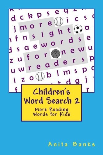 CHILDREN’S WORD SEARCH 2: MORE SIGHT WORDS FOR NEW READERS By Anita Banks *NEW*