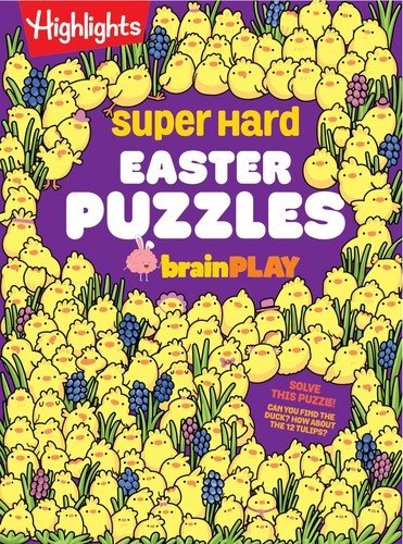 Super Hard Easter Puzzles brainPLAY: Easter Puzzle and Activity Book with Ove…