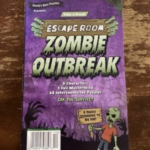 Zombie Outbreak - Escape Room Puzzle Book by Take-A-Break - Can You Survive?