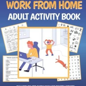 Work From Home Adult Activity Book: Fun ..., Jo Puzzled