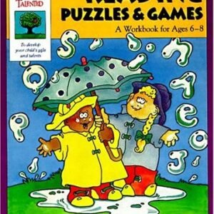 READING PUZZLES & GAMES: A WORKBOOK FOR AGES 6-8 (GIFTED & By Martha Cheney *VG*