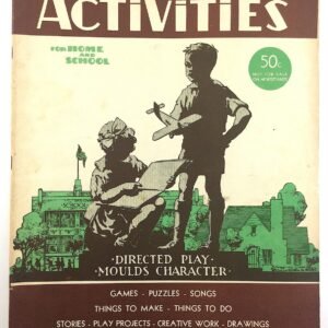 Children Activities 1942 Games Puzzles Sons Stories Drawing Kids Book N205