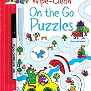 Wipe-Clean on the Go Travel Puzzles Paperback Jane Bingham