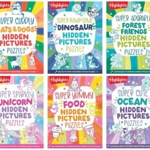Super Cute Bundle: Puzzle Pack for Kids with Over 380 Pages of Adorable Hidden O