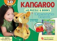 Kangaroo 3-D Puzzle & 2-Book Set by Edited by Sequoia Children's Publishing in