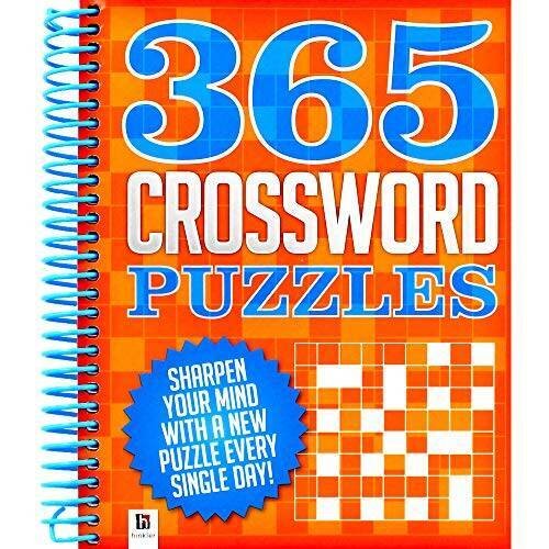 365 Puzzles: Crosswords – Spiral-bound – VERY GOOD