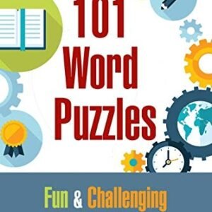 101 WORD PUZZLES: FUN & CHALLENGING ADULT ACTIVITY BOOK By K D Kodak *BRAND NEW*