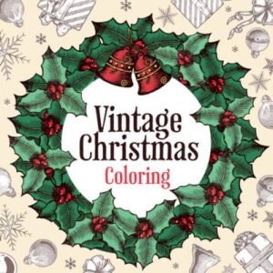 Vintage Christmas Coloring (Keepsake Coloring Book) - Paperback - GOOD