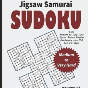 Khalid Alzamili Jigsaw Samurai Sudoku Adult Puzzle Book (Paperback) (UK IMPORT)