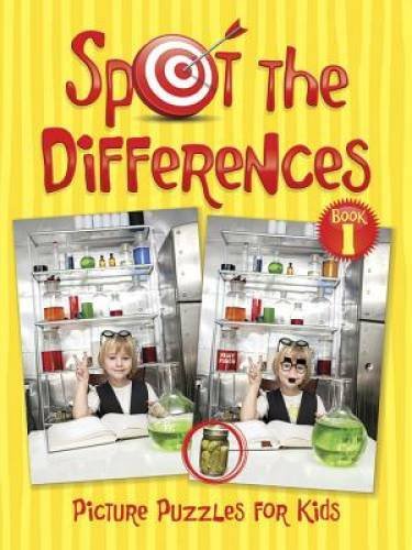 Spot the Differences Picture Puzzles for Kids Book 1 – Paperback – GOOD