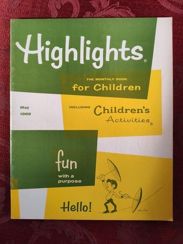 HIGHLIGHTS FOR CHILDREN Magazine May 1969 Activities Stories Puzzles!