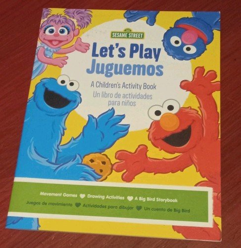 Sesame Street Let’s Play Juguemos A Children’s Activity Book.