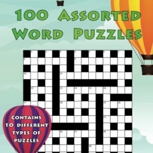 100 ASSORTED WORD PUZZLES: UK EDITION (BRAIN TEASER PUZZLE By Suzanne High *NEW*
