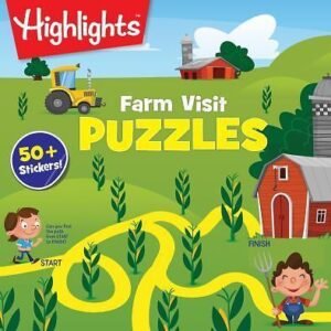 Farm Visit Puzzles (Highlights™ Puzzle Activity Fun)  paperback Used - Very Goo